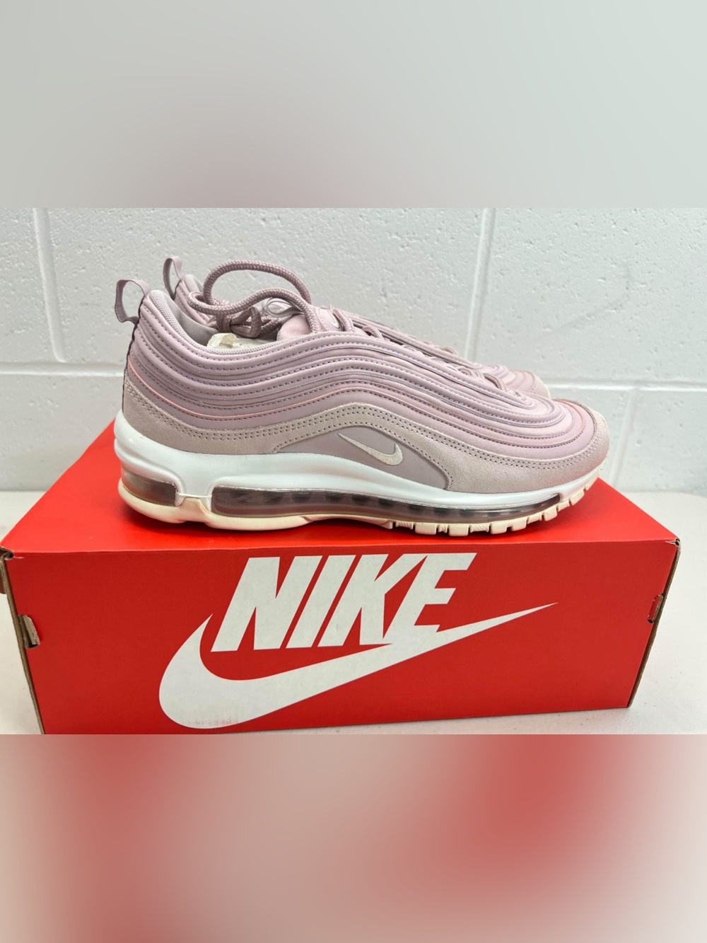 Nike Women’s Air Max 97 PRM Sneakers - Dusty Rose